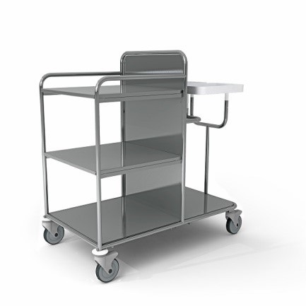 Ágyneműkiosztó kocsi - Inox modell - 251ES-LG.2L