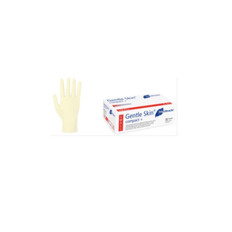 Gentle Skin latex, púdermentes, nem steril kesztyű