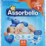 Assorbello gyermek pelenka, midi, 4-9 kg, 20 db/csomag - Image 2