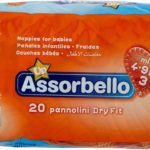 Assorbello gyermek pelenka, midi, 4-9 kg, 20 db/csomag - Image 4